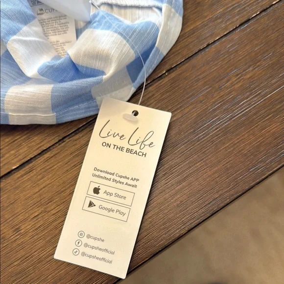 Cupshe Blue and White Striped Mini Dress - Picture 5 of 11